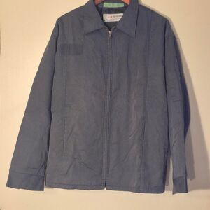 Aramark blue zip up jacket Size XL